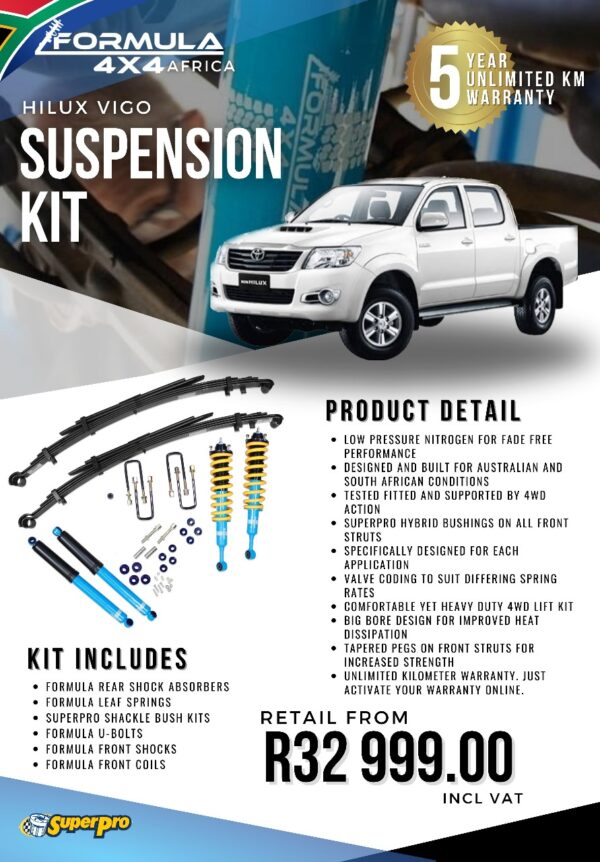 Toyota Hilux D4d 2005 2015 Formula 4x4 Suspension Upgrade Light Duty toyota-hilux-d4d-2005-2015-formula-4x4-suspension-upgrade-light-duty